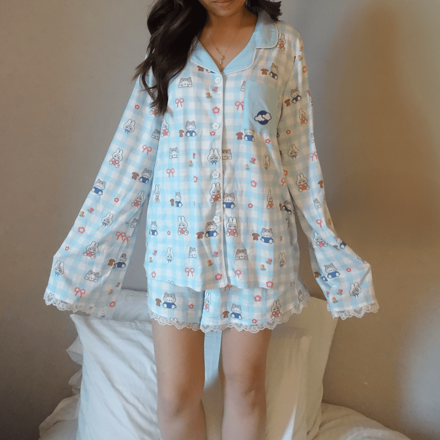 ❀Bunny Picnic Pj Set❀