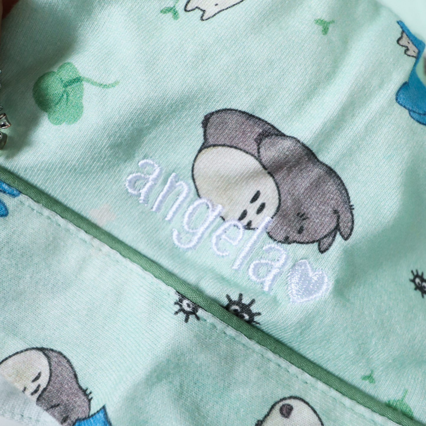 ✧ Girl's Forest Creatures Green Sleep Set ✧