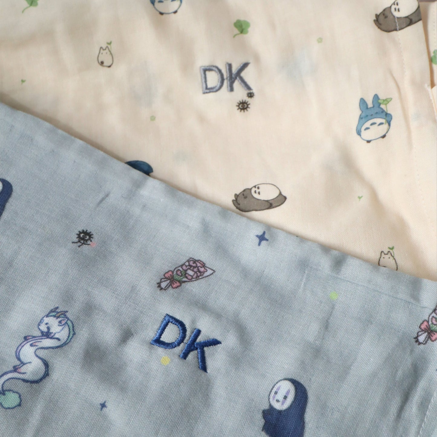 Forest Creatures Pillowcase with ribbon ties