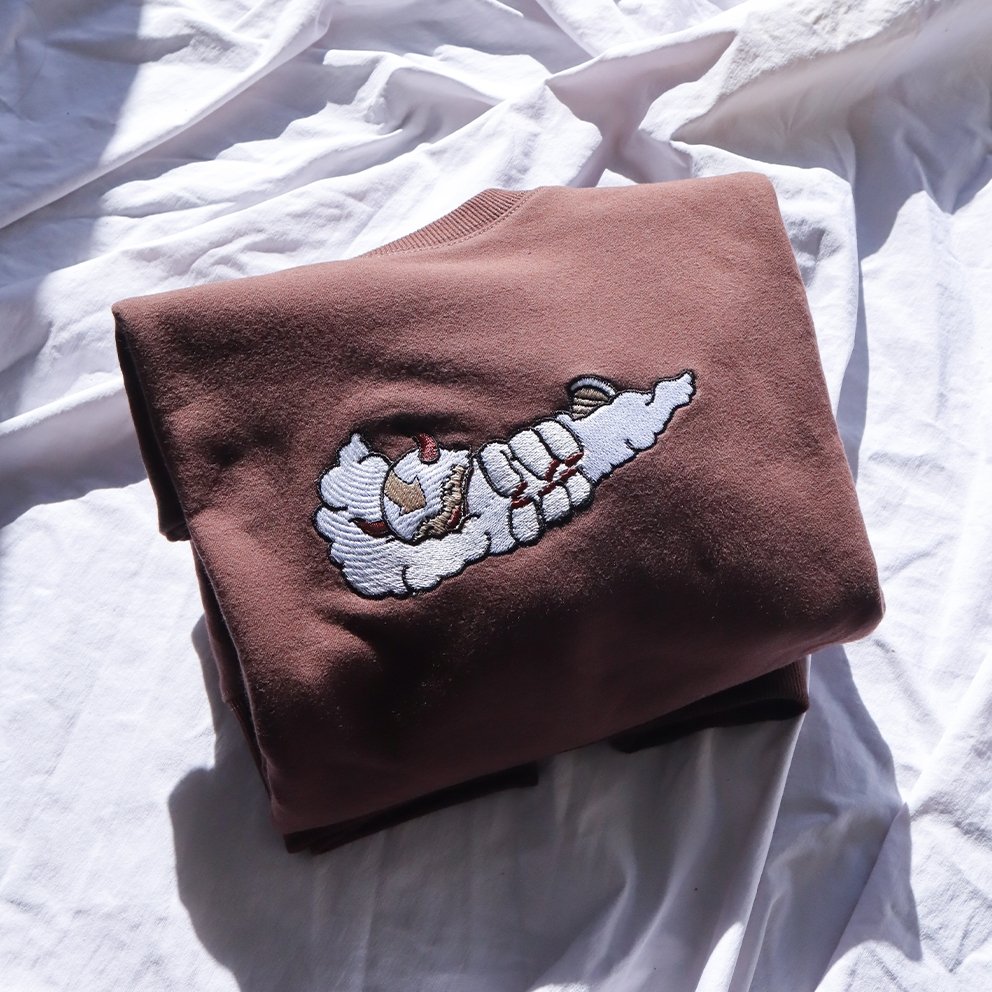 Bison on a Cloud Sweater