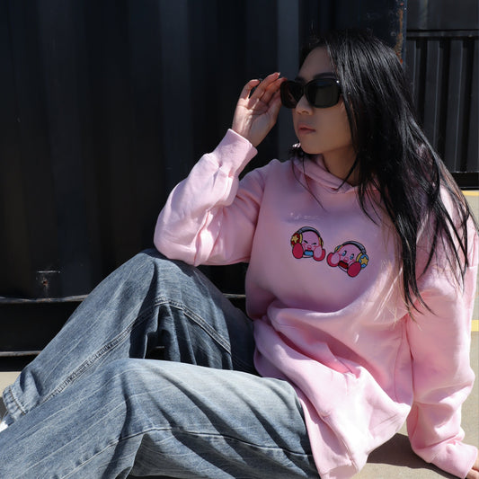 Kirby Playing Switch