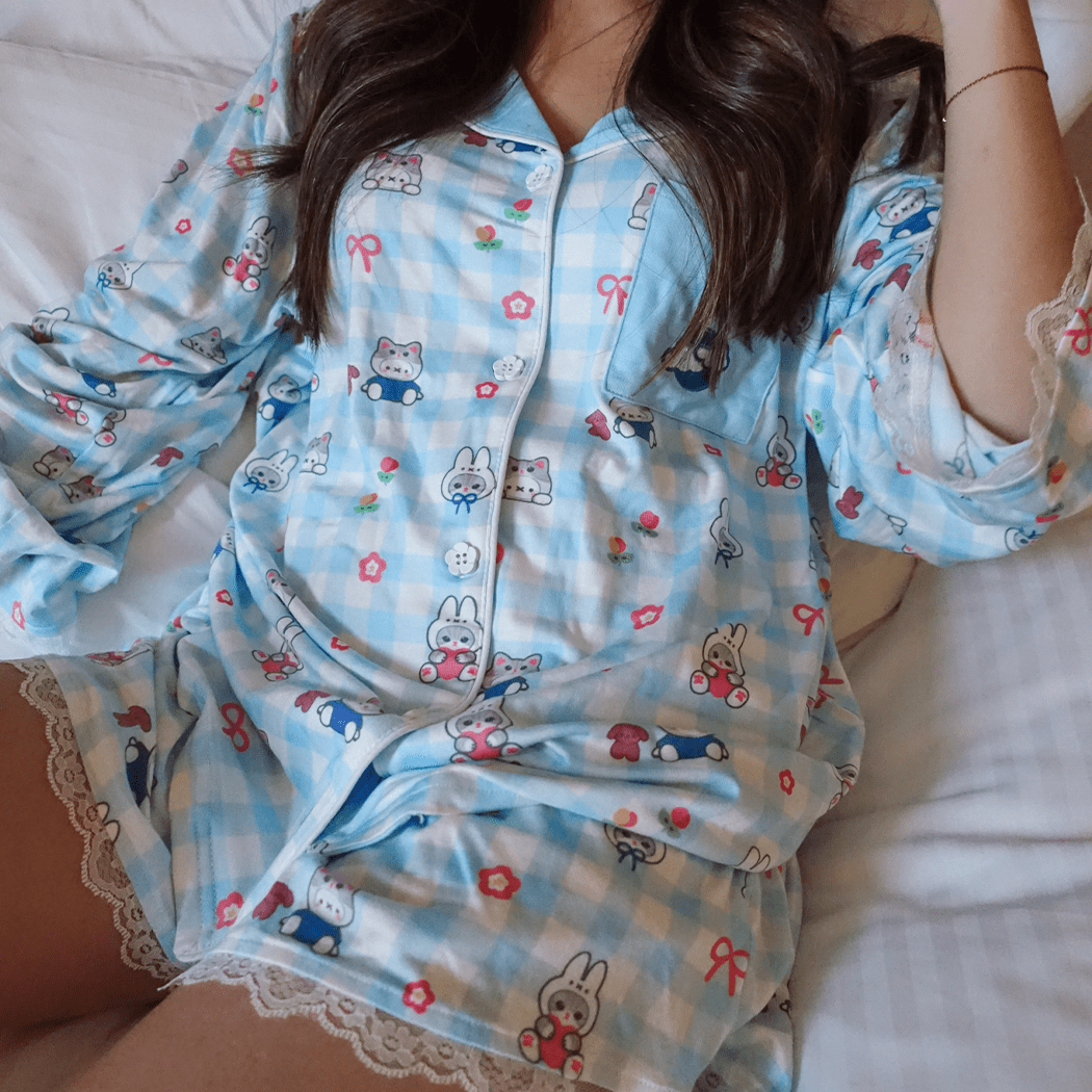 ❀Bunny Picnic Pj Set❀