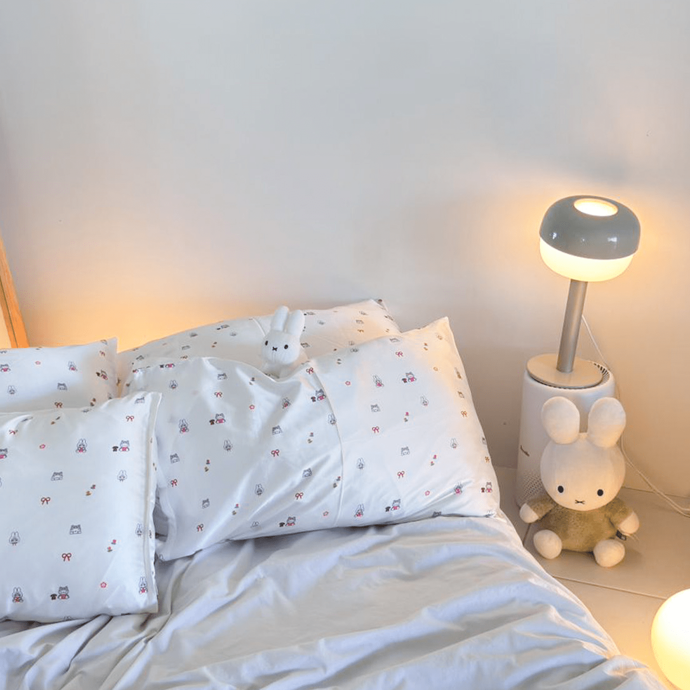 ❀ Bunny Picnic Satin Pillowcase ❀
