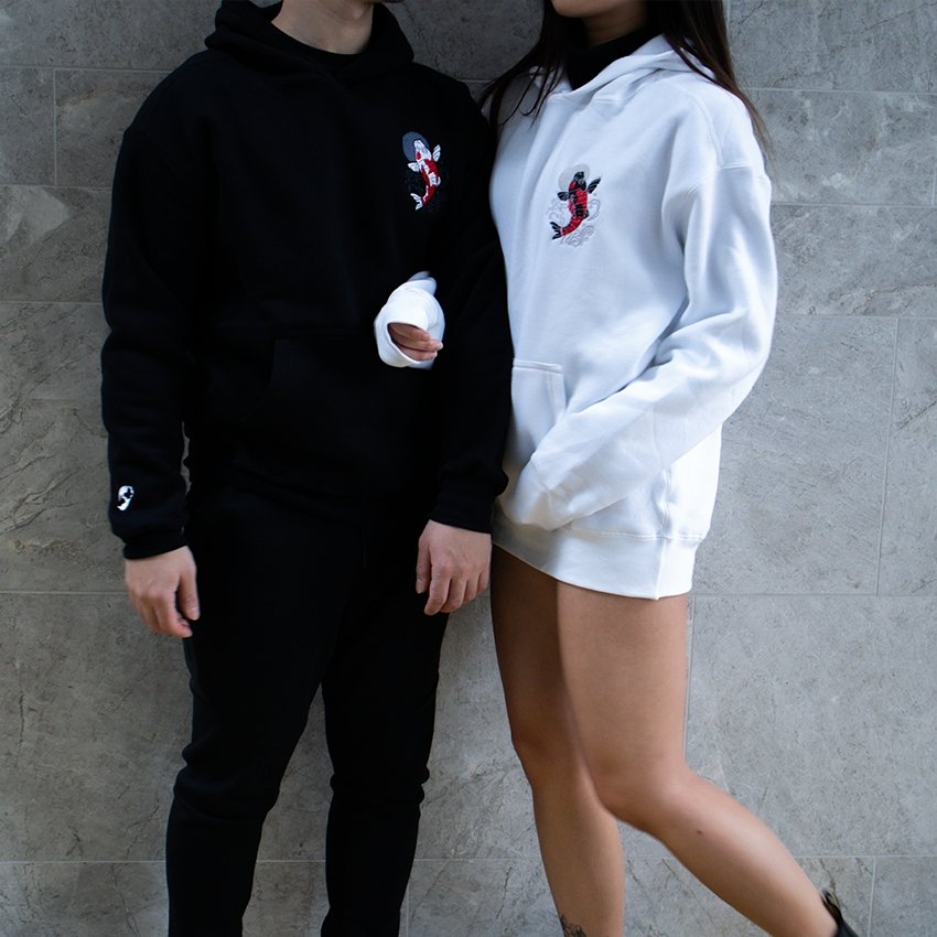 Yin and Yang Koi Fish Hoodie