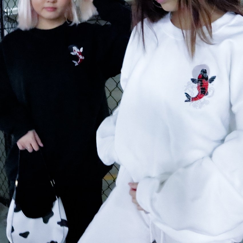 Yin and Yang Koi Fish Sweater