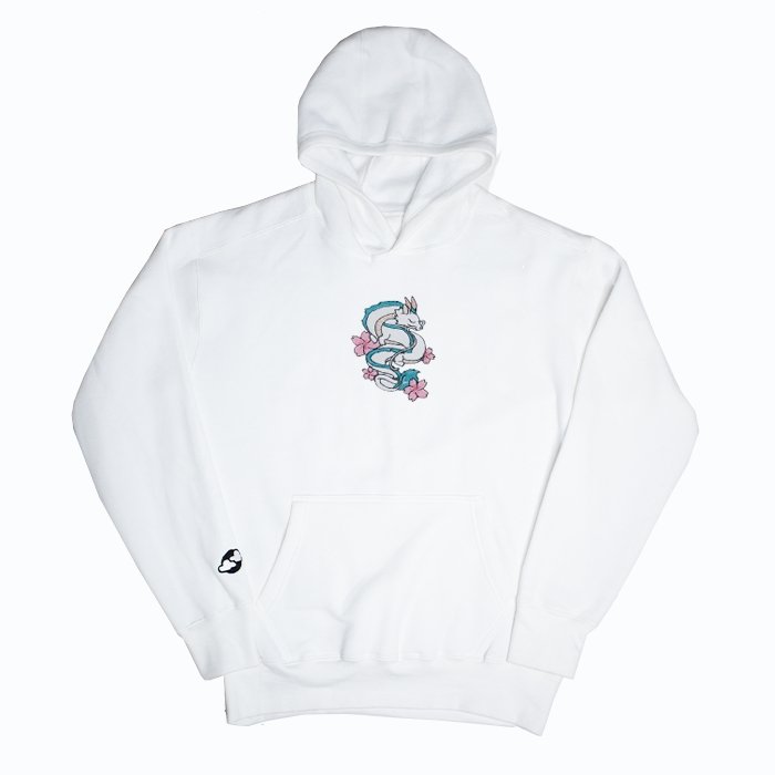 White Dragon Spirit Hoodie