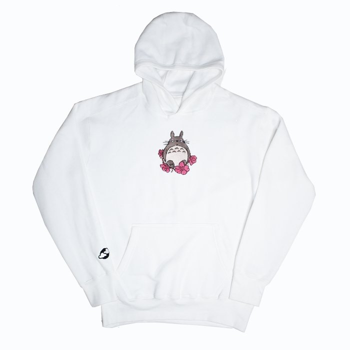 Grey Bear in Bloom Hoodie